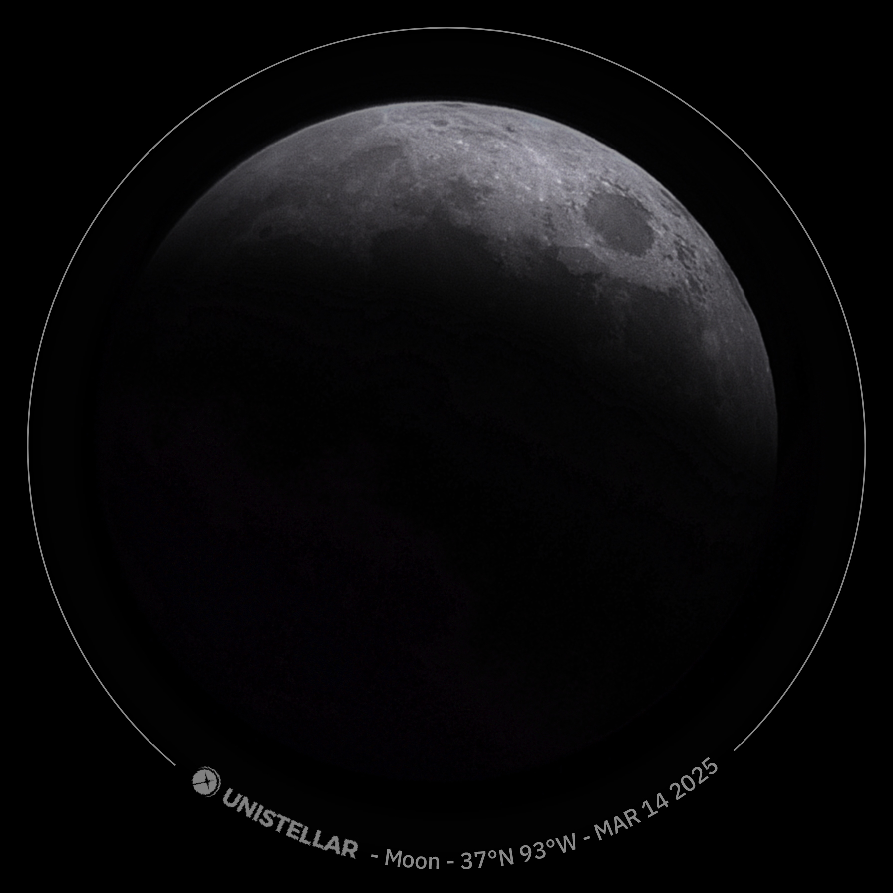 Eclipsed Moon
